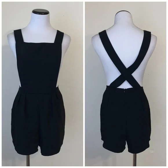 Lovers + Friends black Finley romper S - Picture 2 of 6